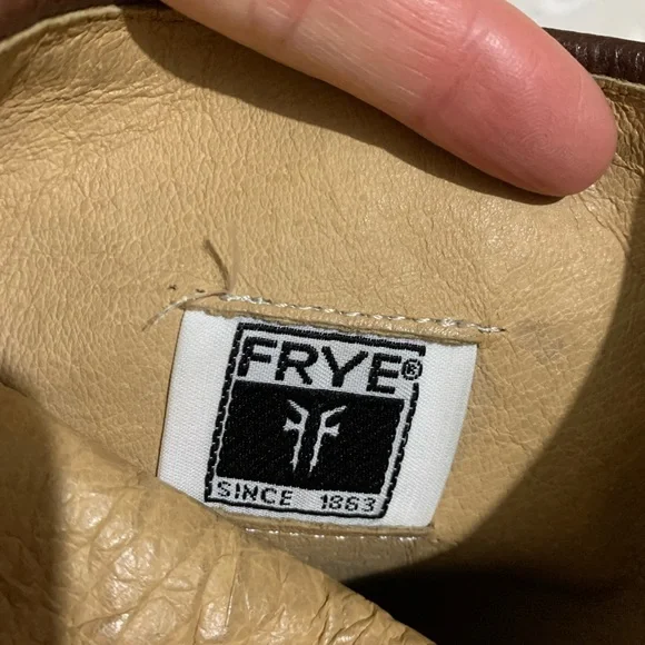 Authentic Frye Veronica buckled tall brown leather boots size 7 US - Picture 6 of 8